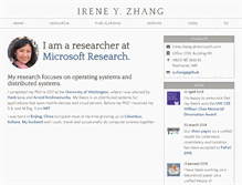 Tablet Screenshot of irenezhang.net